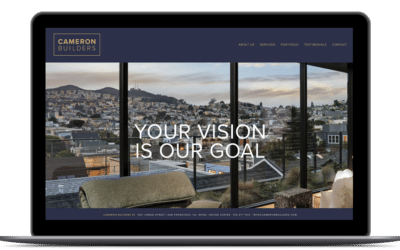 Crafted to Impress: A Fresh Digital Home for Cameron Home Builders