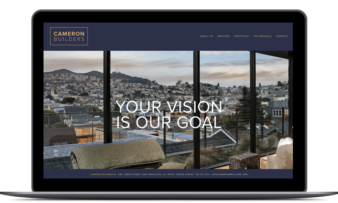 Crafted to Impress: A Fresh Digital Home for Cameron Home Builders