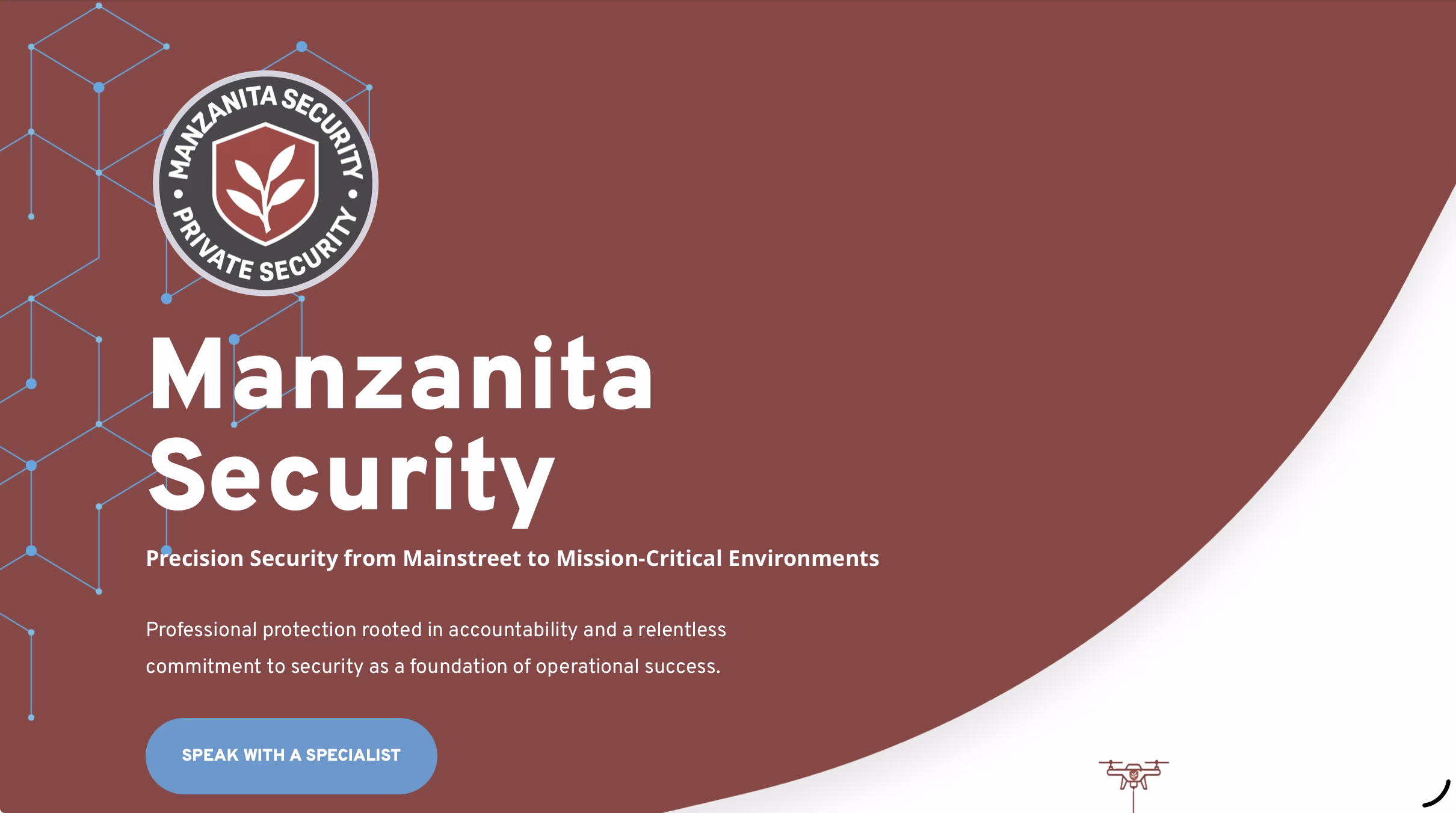 Manzanita Security website